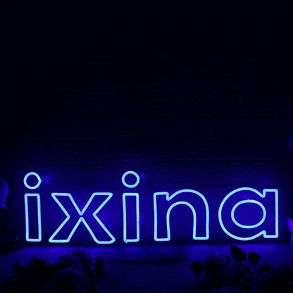 Ixina Blue Led Neon Sign - Shineneon