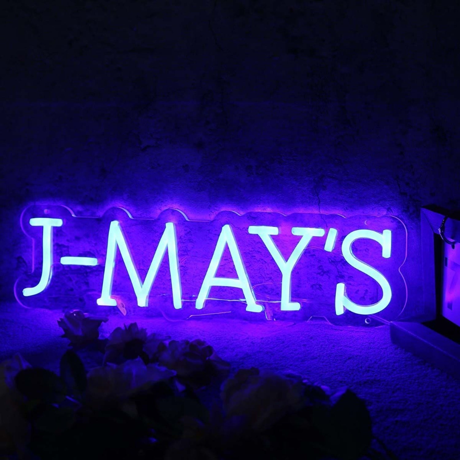 J - Mays Blue Led Neon Sign - Shineneon