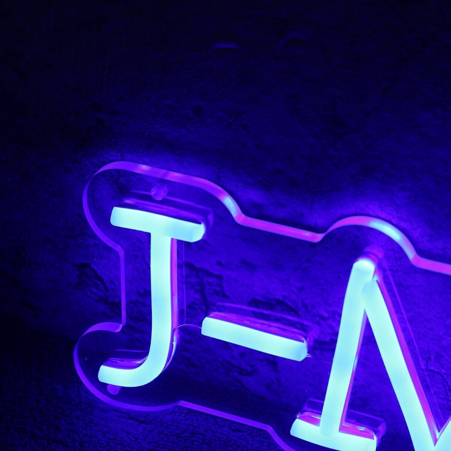 J - Mays Blue Led Neon Sign - Shineneon