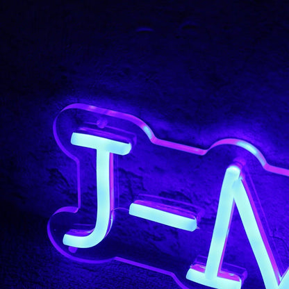 J - Mays Blue Led Neon Sign - Shineneon