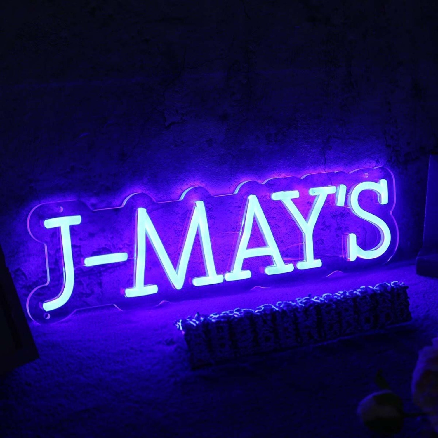 J - Mays Blue Led Neon Sign - Shineneon