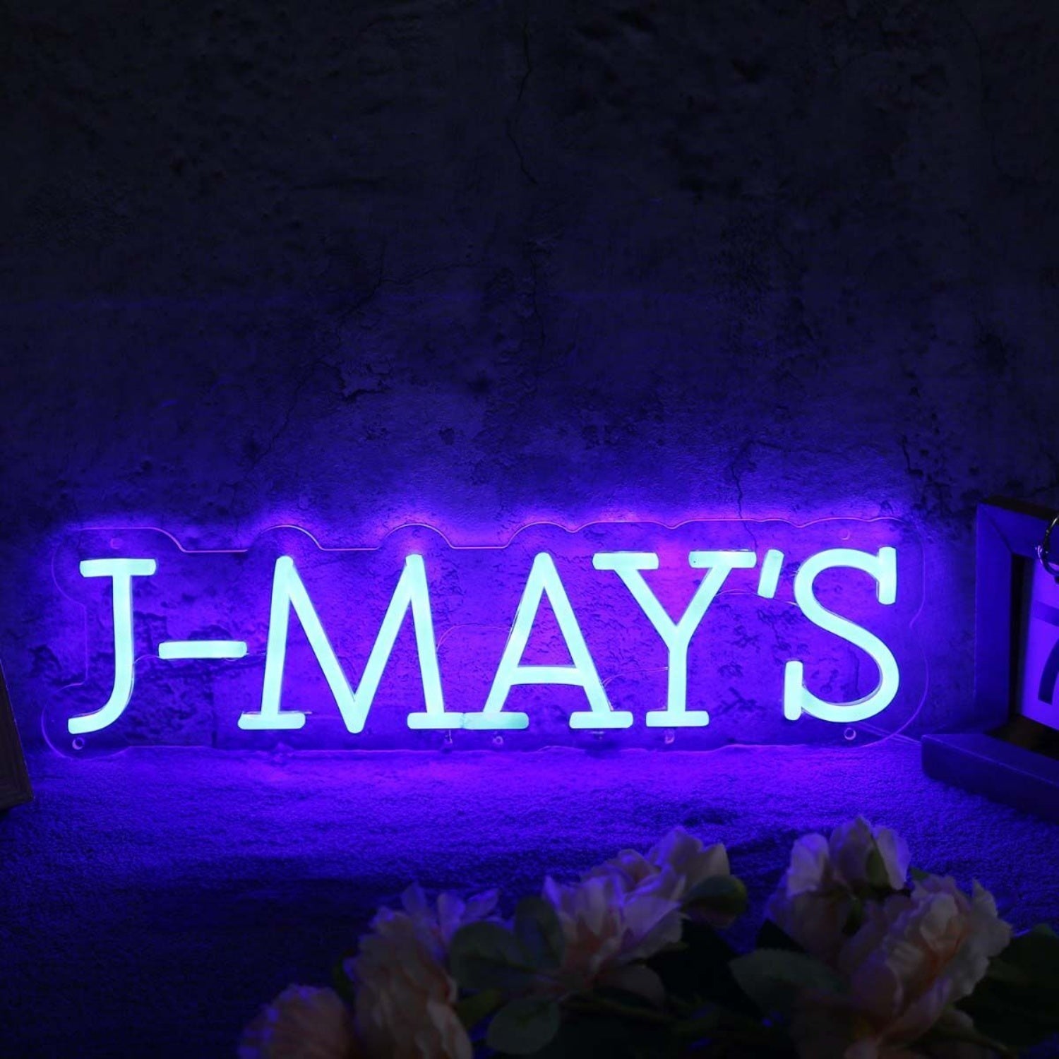 J - Mays Blue Led Neon Sign - Shineneon