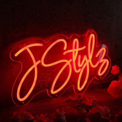J Style Orange Led Neon Sign | Shineneon