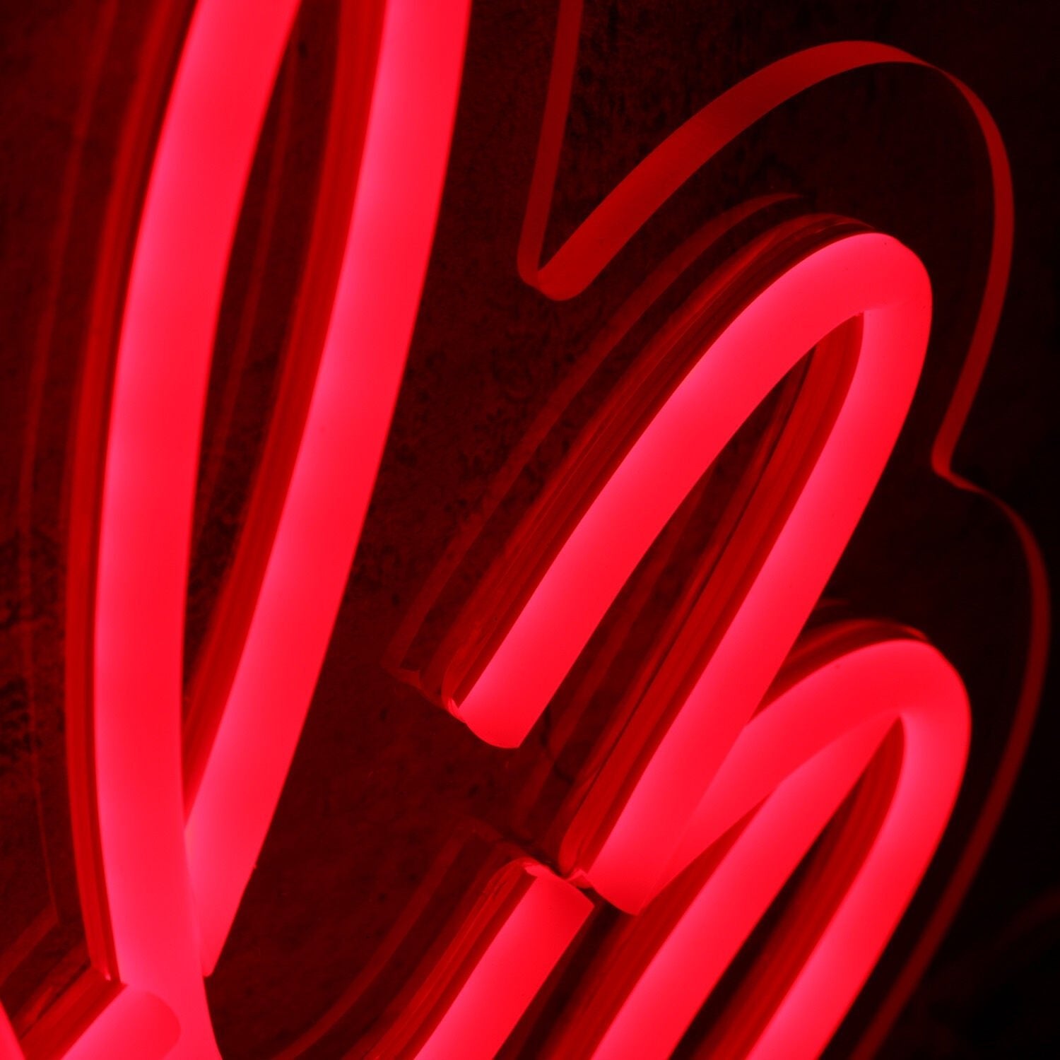J Style Orange Led Neon Sign - Shineneon