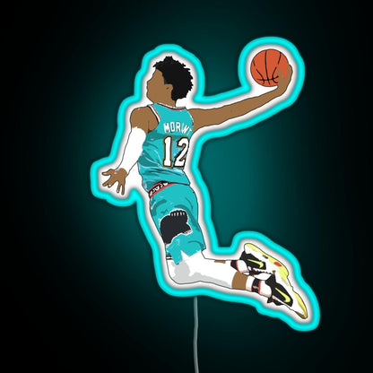 Ja Morant Dunk Rgb Neon Sign - LED neon sign view 5