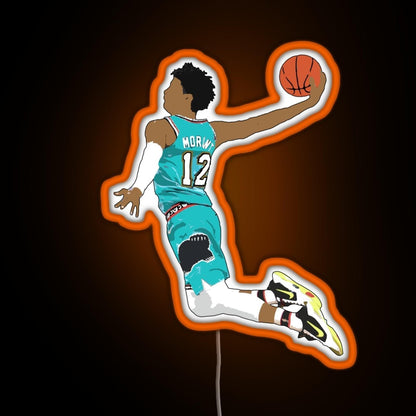 Ja Morant Dunk Rgb Neon Sign - LED neon sign view 6