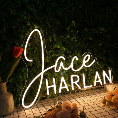 Jace Harlan Yellow Led Neon Sign | Shineneon