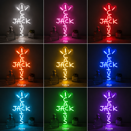 Jack And The Beans Room Decor LED Neon Sign - 05 Color Grid