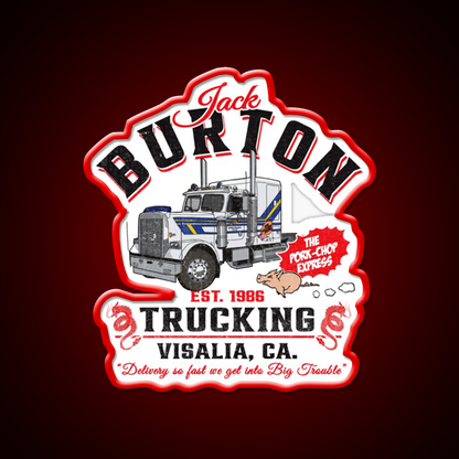 Jack Burton Pork Chop Express Trucking Dks Asian Cultural Led Neon Sign Rgb Color - LED neon sign view 10