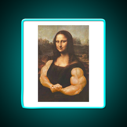 Jacked Monalisa Gym Fitness Led Neon Sign Rgb Color