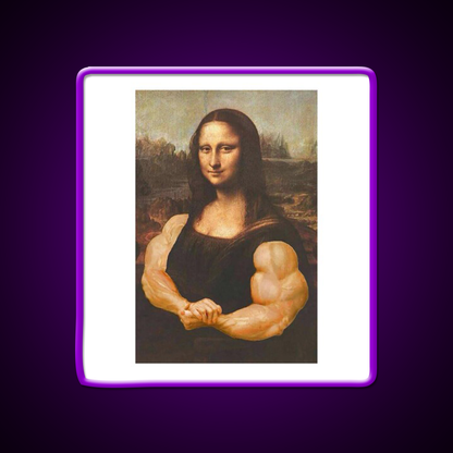 Jacked Monalisa Gym Fitness Led Neon Sign Rgb Color