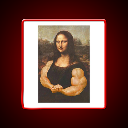 Jacked Monalisa Gym Fitness Led Neon Sign Rgb Color