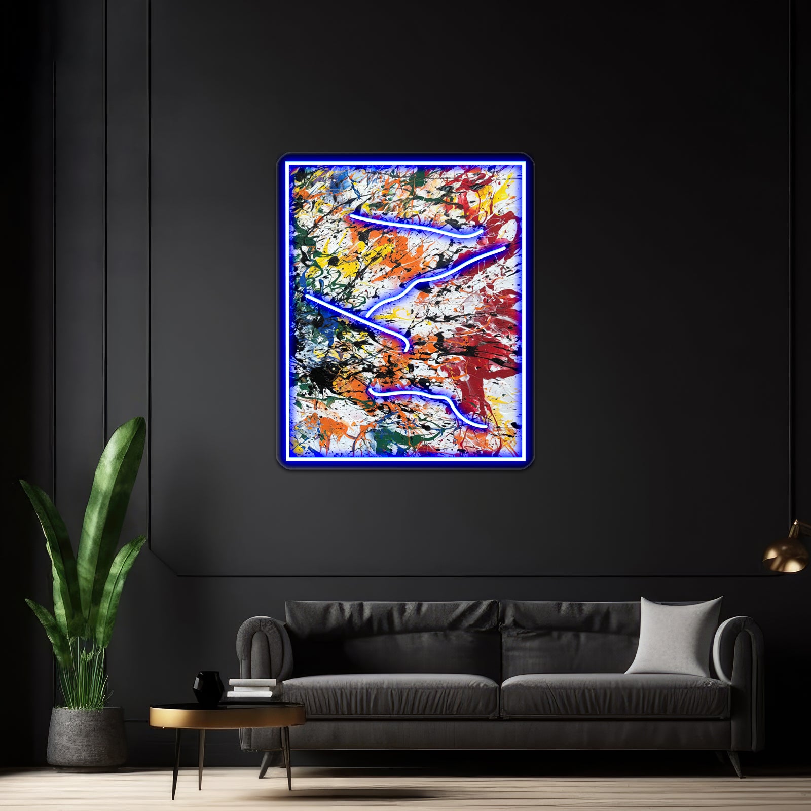 Jackson Pollock Wall Artwork Neon Signs | Shineneon
