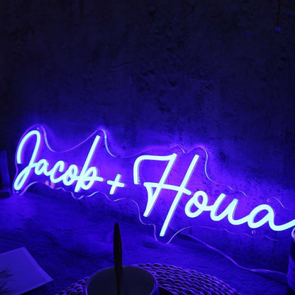 Jacob Houa Blue Led Neon Sign - Shineneon