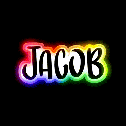 Jacob Taco Led Neon Sign Mexican Food Sign Rgb Color - LED neon sign close-up detail