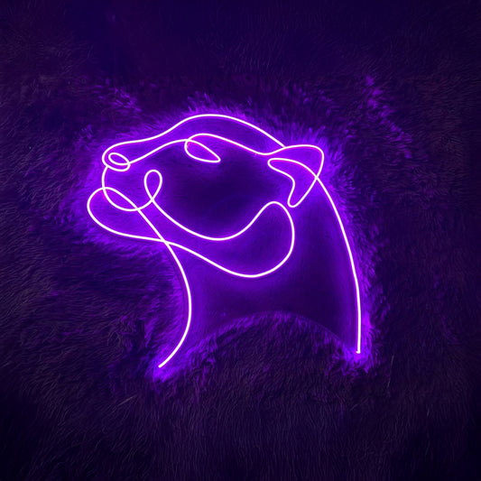 Jaguar Cat Animal Neon Sign