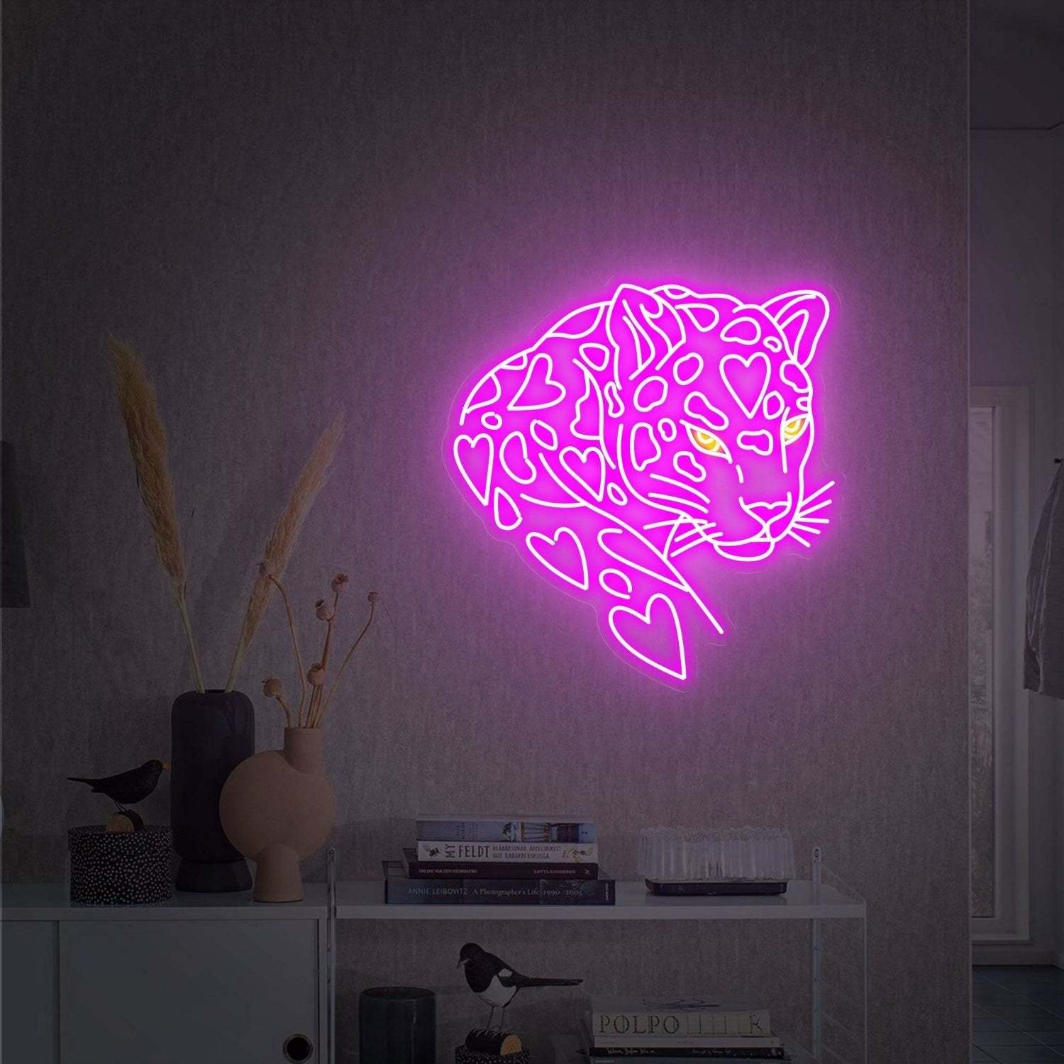 Jaguar Led Neon Sign Wall Hangings Animal Neon Art Neon - Shineneon
