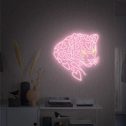 Jaguar Led Neon Sign Wall Hangings Animal Neon Art Neon - Shineneon