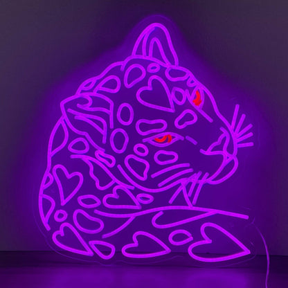 Jaguar Led Neon Sign Wall Hangings Animal Neon Art Neon - Shineneon