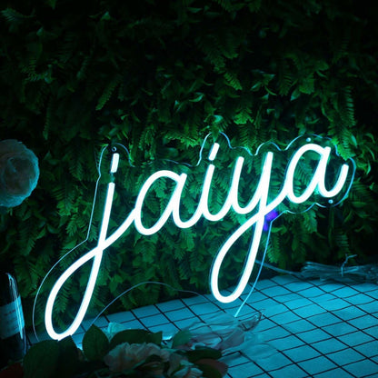 Jaiya Blue Led Neon Sign | Shineneon
