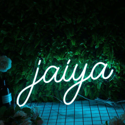 Jaiya Blue Led Neon Sign - Shineneon