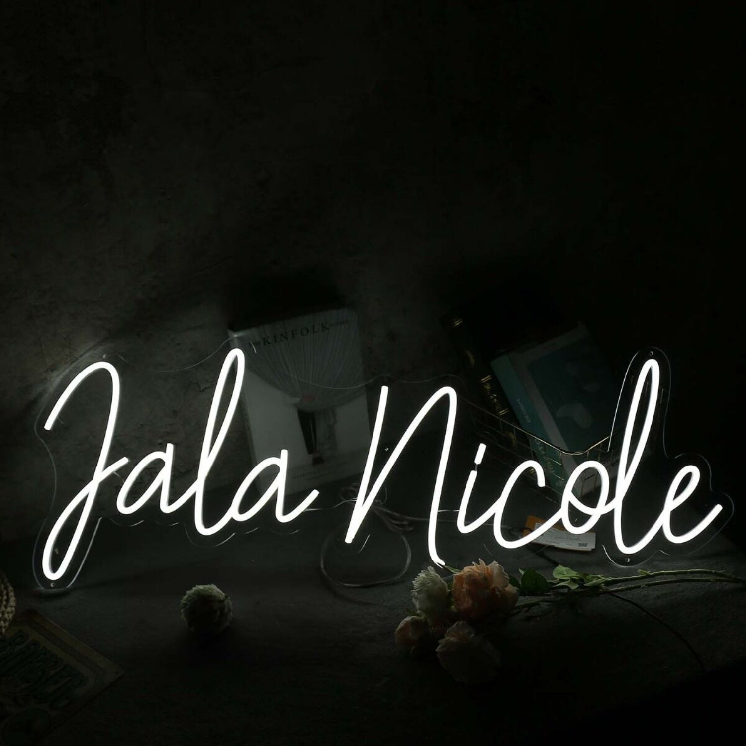 Jala Nicole White Led Neon Sign - Shineneon
