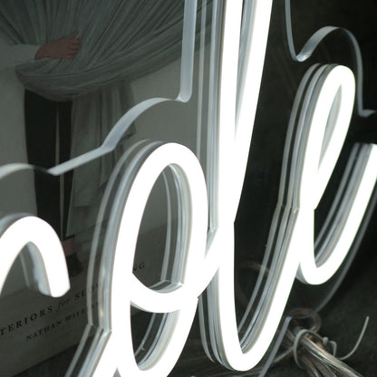 Jala Nicole White Led Neon Sign | Shineneon