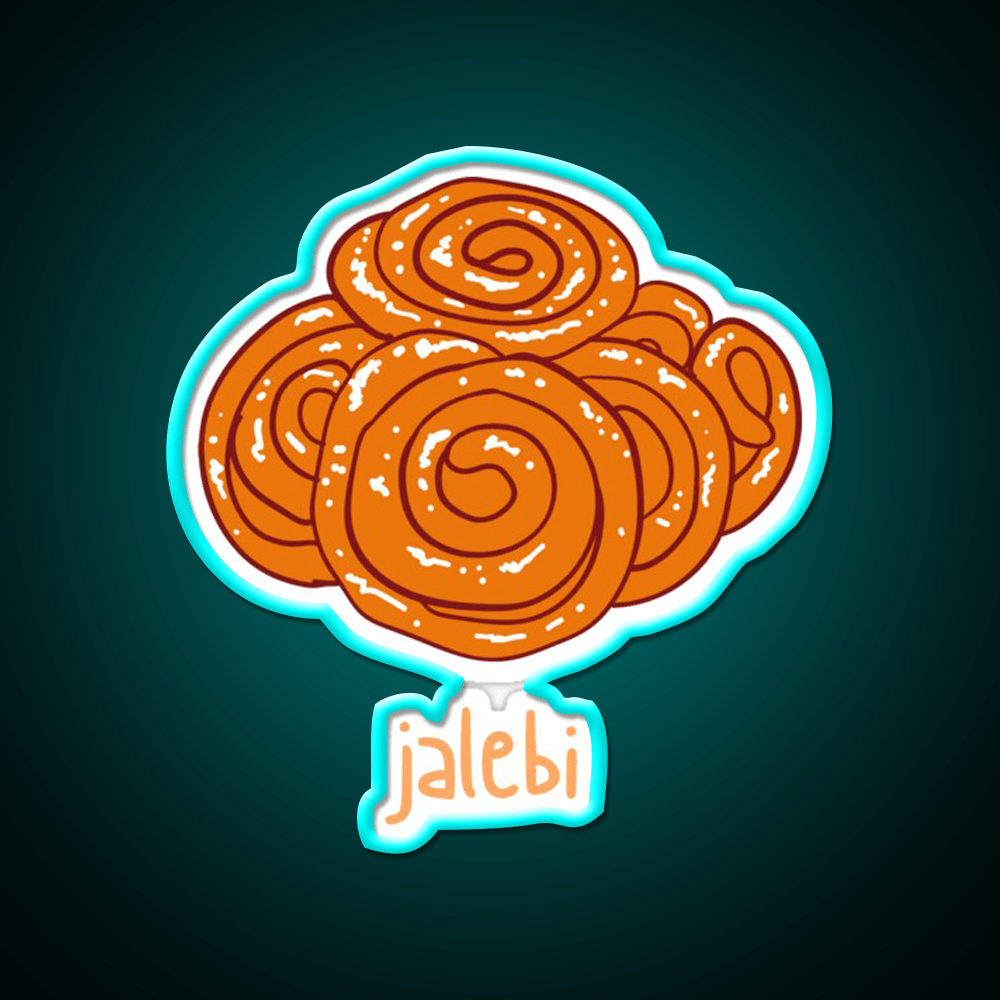 Jalebi Snack Food Led Neon Sign Rgb Color - Shineneon