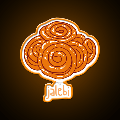 Jalebi Snack Food Led Neon Sign Rgb Color - Shineneon