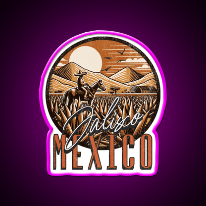 Jalisco Mexico Party Drink Tequila Led Neon Sign Rgb Color - Shineneon
