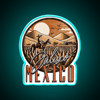 Jalisco Mexico Party Drink Tequila Led Neon Sign Rgb Color - Shineneon