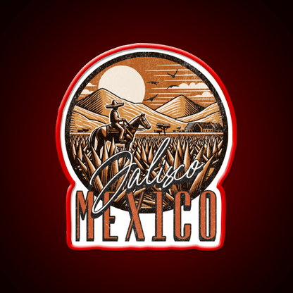 Jalisco Mexico Party Drink Tequila Led Neon Sign Rgb Color - Shineneon