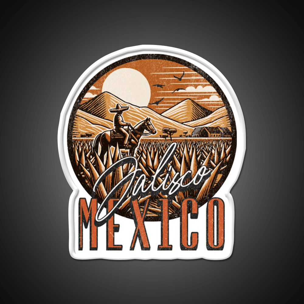 Jalisco Mexico Party Drink Tequila Led Neon Sign Rgb Color - Shineneon