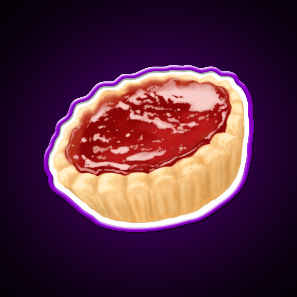 Jam Tart Snack Food Led Neon Sign Rgb Color - Shineneon