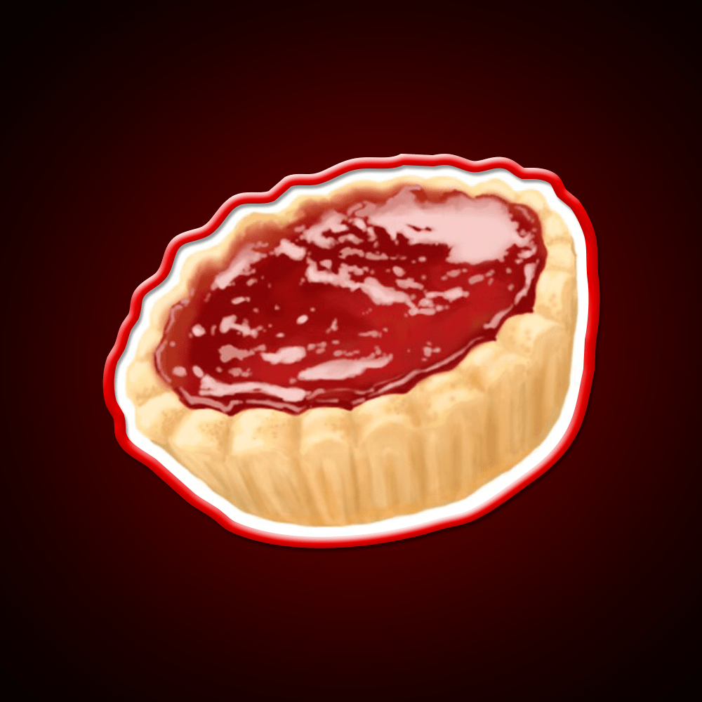 Jam Tart Snack Food Led Neon Sign Rgb Color - Shineneon