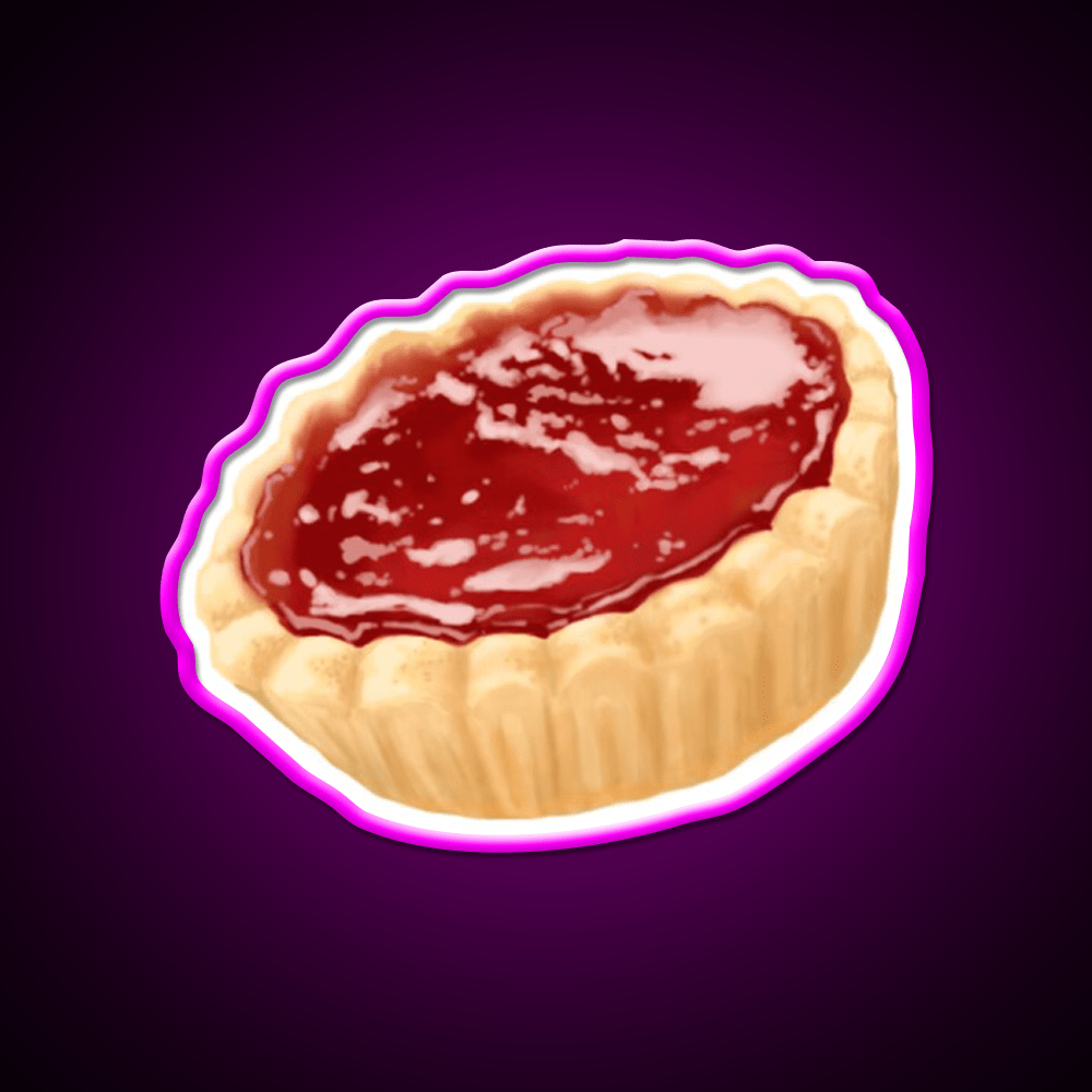 Jam Tart Snack Food Led Neon Sign Rgb Color - Shineneon