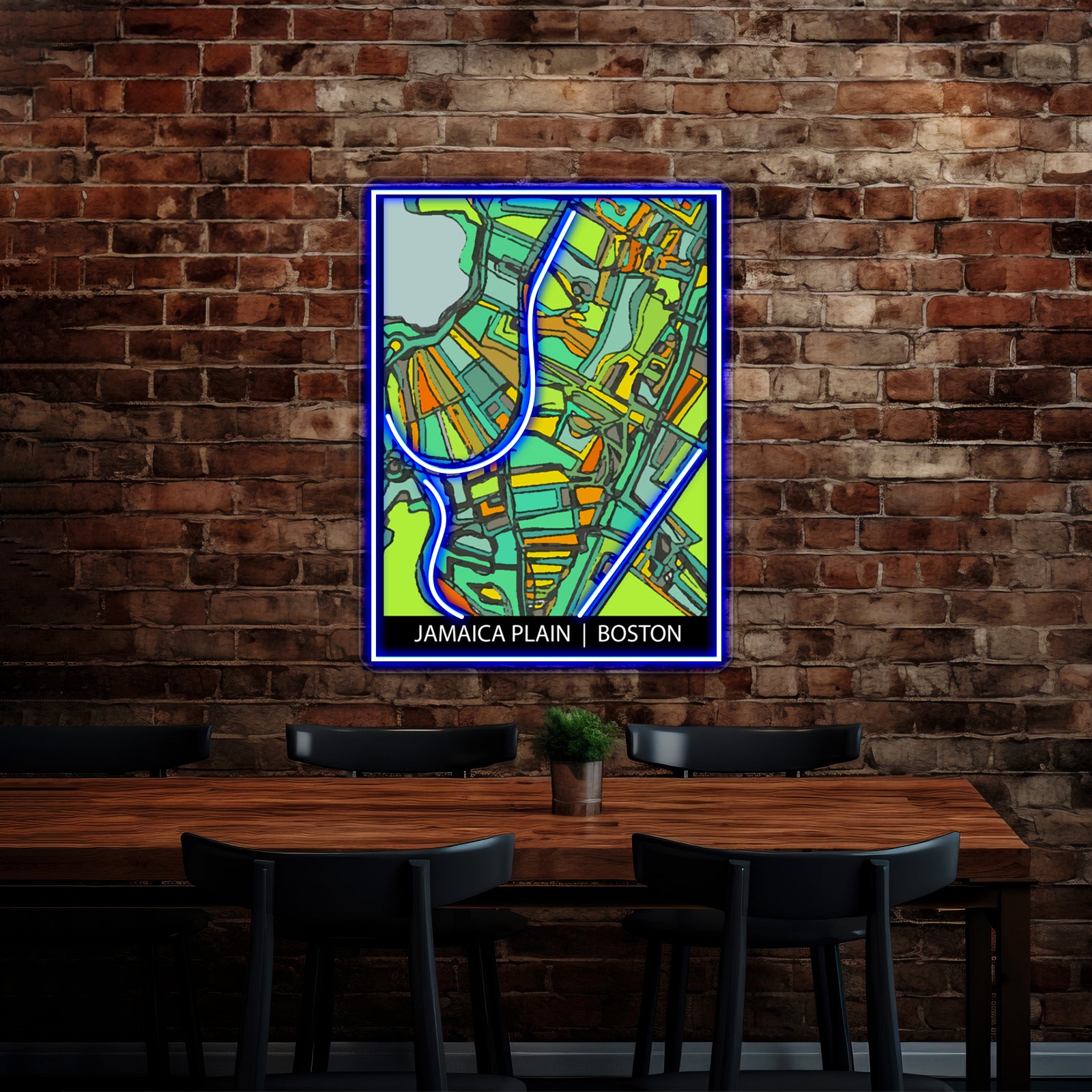 Jamaica Plain Ma Wall Artwork Neon Signs | Shineneon