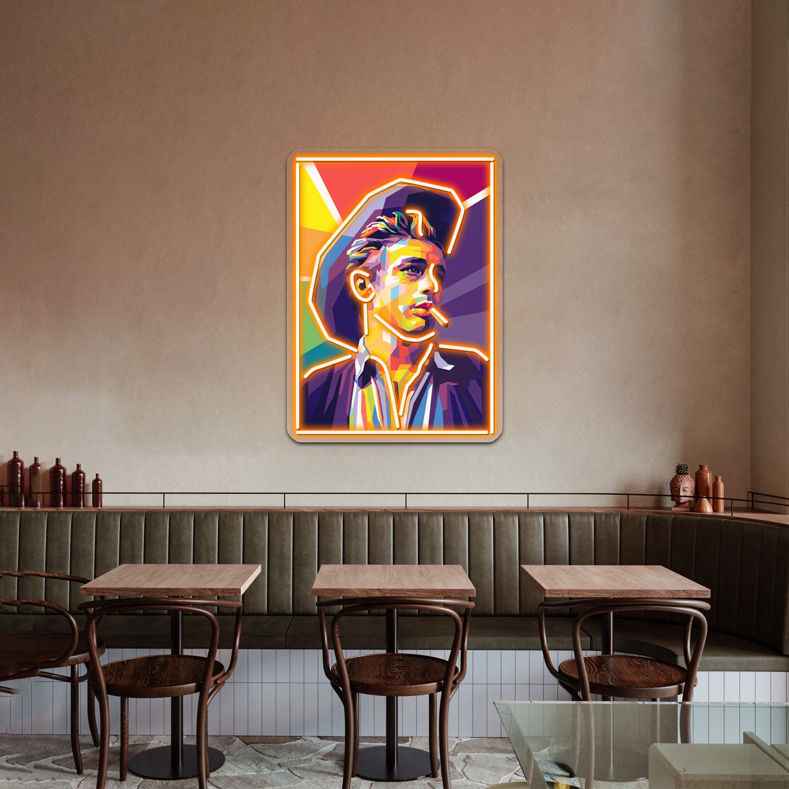 James B Dean Pop Artwork Room Lights Neon | Shineneon