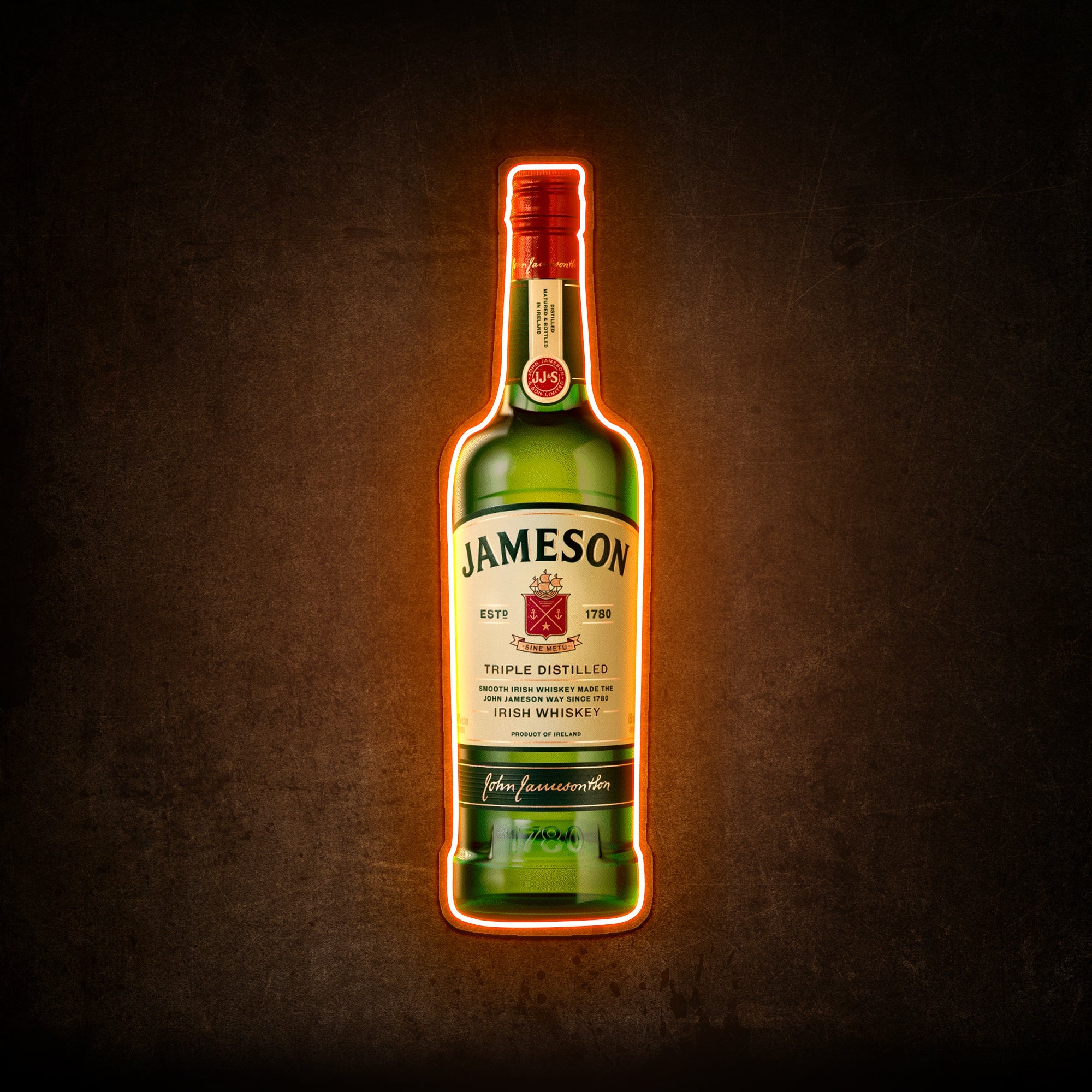 Jameson Whiskey USB LED Neon Sign Bar Decor Man Cave Home Wall Art - Shineneon