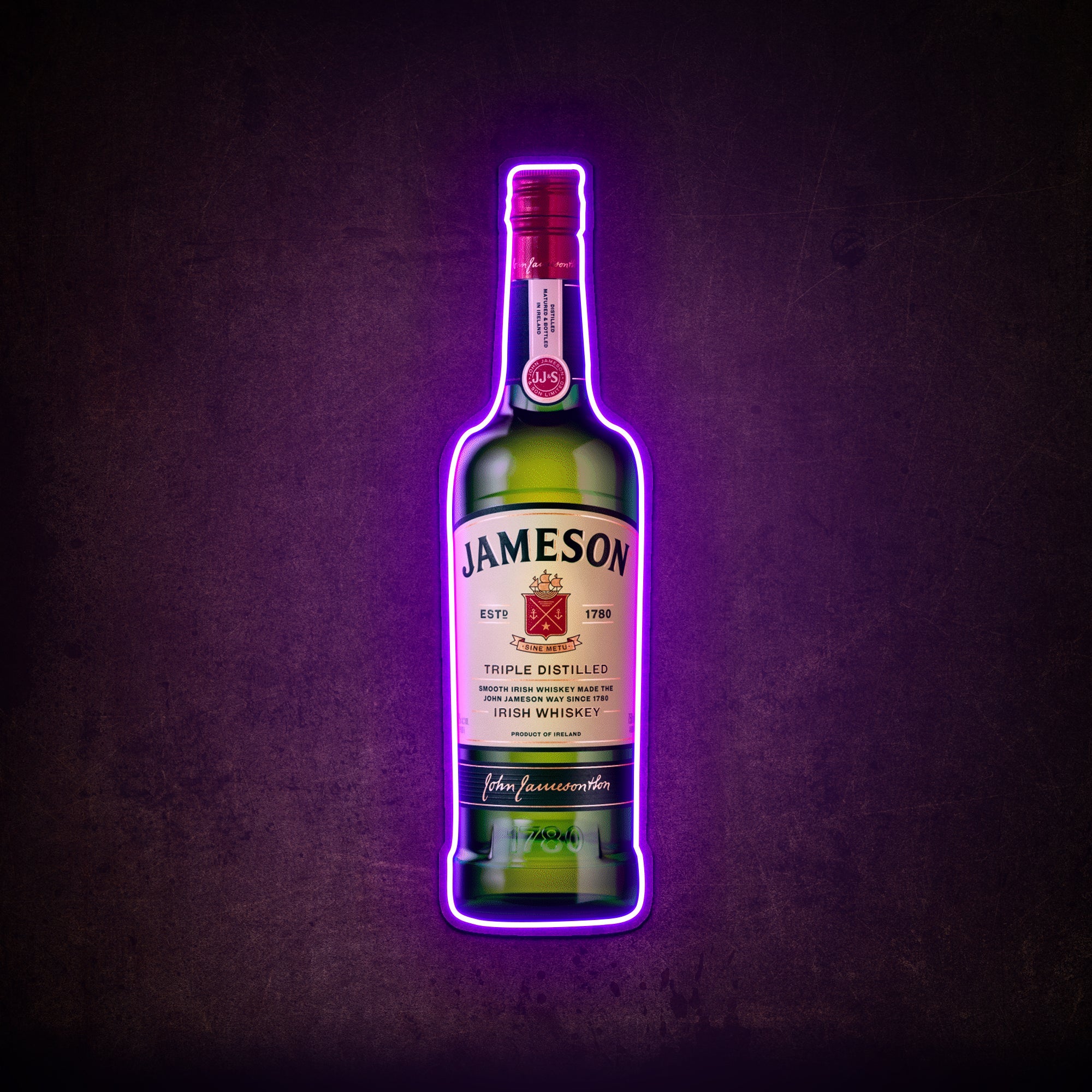 Jameson Whiskey USB LED Neon Sign Bar Decor Man Cave Home Wall Art - Shineneon