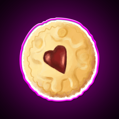 Jammie Dodger Snack Food Led Neon Sign Rgb Color - Shineneon