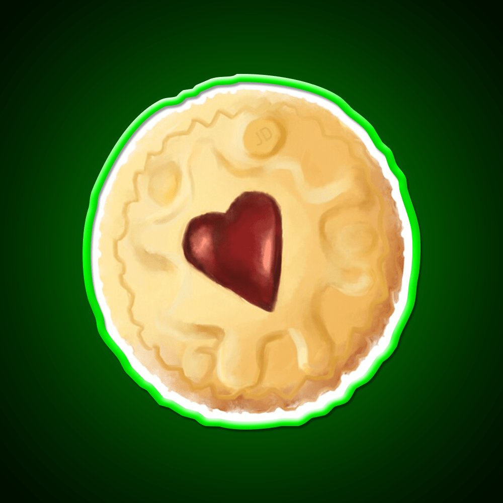 Jammie Dodger Snack Food Led Neon Sign Rgb Color - Shineneon