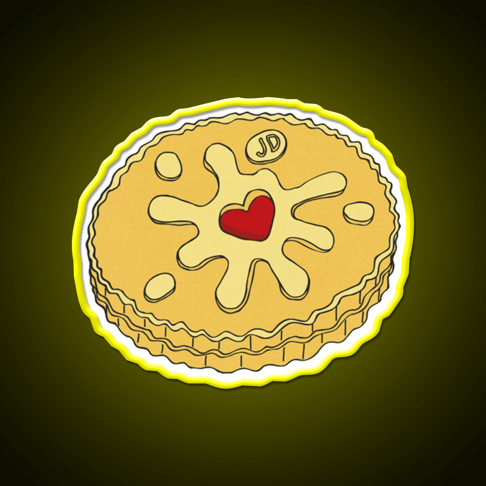 Jammy Dodger Snack Food Led Neon Sign Rgb Color - Shineneon