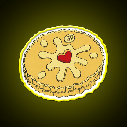 Jammy Dodger Snack Food Led Neon Sign Rgb Color - Shineneon