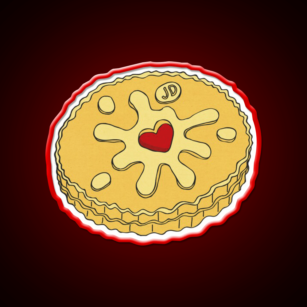 Jammy Dodger Snack Food Led Neon Sign Rgb Color - Shineneon