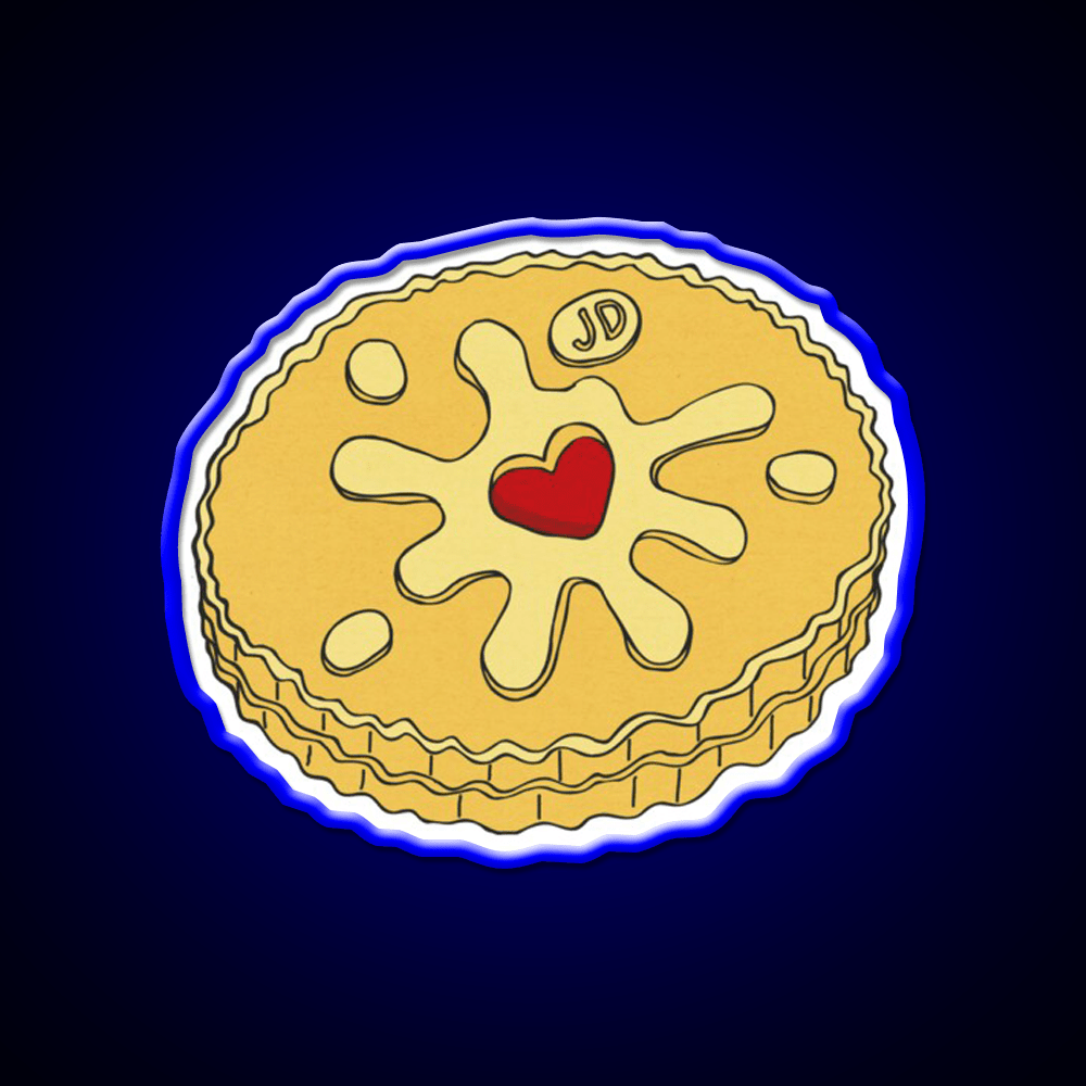 Jammy Dodger Snack Food Led Neon Sign Rgb Color - Shineneon