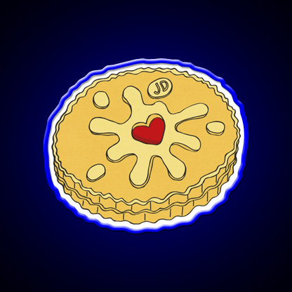 Jammy Dodger Snack Food Led Neon Sign Rgb Color - Shineneon