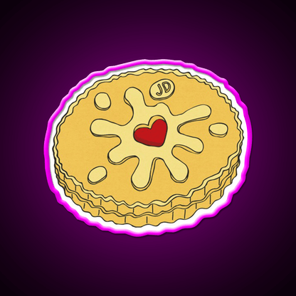 Jammy Dodger Snack Food Led Neon Sign Rgb Color - Shineneon