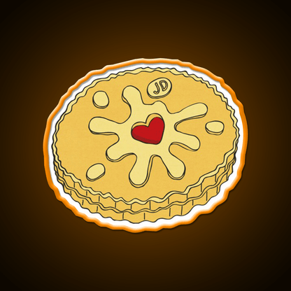 Jammy Dodger Snack Food Led Neon Sign Rgb Color - Shineneon