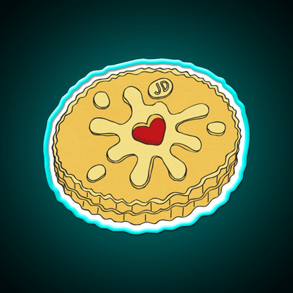 Jammy Dodger Snack Food Led Neon Sign Rgb Color - Shineneon